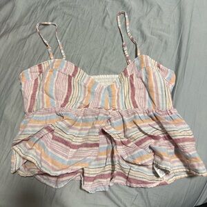 AE Linen Blend Crop top